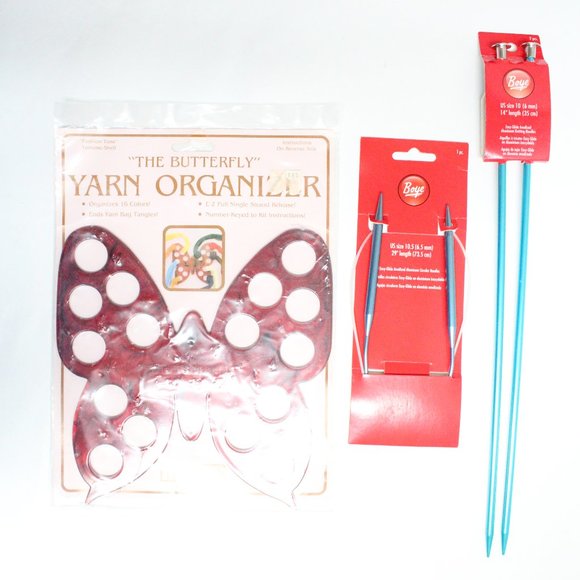 Knitting Needles & Yarn Organizer - On Card In Pkg - Picture 2 of 13